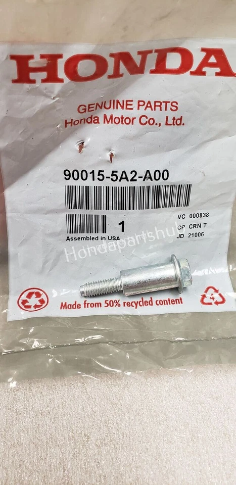Genuine Honda Bolt Head Cover 90015-5a2-a00