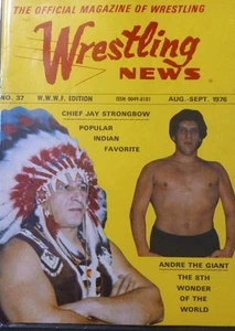 Revista Wrestling News agosto 1976 guardada en funda de plástico. Edición wwwf - Imagen 1 de 3