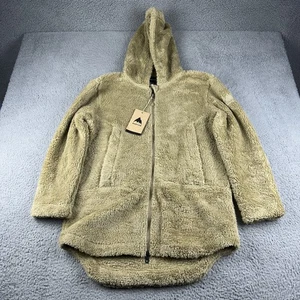 Burton Jacket Womens Medium Kelp Minxy HiLoft Full Zip Fleece Hooded - Picture 1 of 8