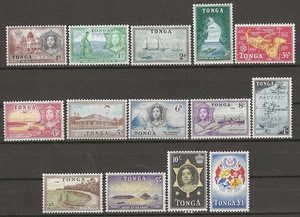 TONGA 1953 SG 101/114 MINT - Picture 1 of 2