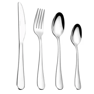 16 Pezzi Set di Posate per 4, Set di Posate in Acciaio Inox Premium, Utensili S... - Foto 1 di 8