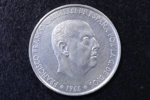 Moneda Franco 100 Pesetas 1966 *67 - MBC Pesetas Franco Coin - Imagen 1 de 6