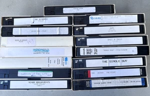 15 TV Television Show Pilot Production VHS Tape Lot Maloney Nothing Personal Two - Foto 1 di 4