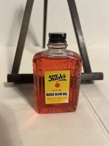 NEW Vintage Fitch’s Rose Hair Oil Sealed Unopened 2 1/2 Fl. Oz. Glass Bottle B-4 - Picture 1 of 11