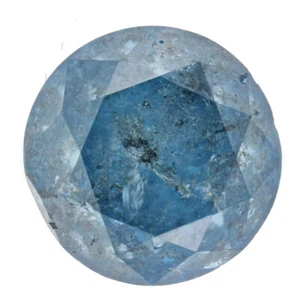 Vir Jewels Certified 4.65 CT Round Cut Loose Blue Diamond (I2 clarity) - Picture 1 of 4