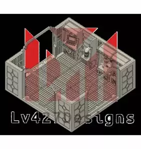 Standardkorridor 3 Wege - Admin Eingang | Legion Space Hulk Imperial Assault - Bild 1 von 5
