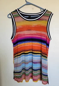 Camiseta sin mangas Boston Proper para mujer M mezcla de nailon forrada boho - Imagen 1 de 3