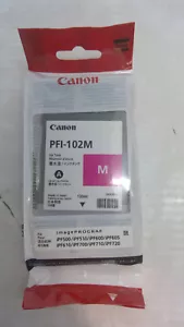 Genuine Canon PFI-102m iPF500/720 Magenta Ink 0897B001, 0897B001AA - Picture 1 of 5