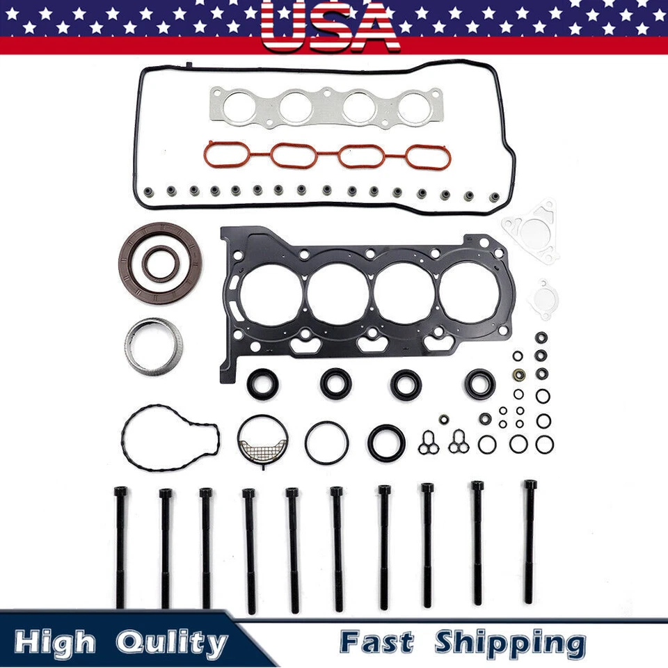 Junta de culata con juego de pernos para Toyota Prius 2010-2020 2011-2017 Lexus CT200h 1,8 L Foto 1 de 4