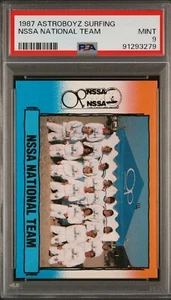 1987 ASTROBOYZ SURF CARDZ NSSA NATIONAL TEAM PSA 9 MINT VINTAGE SP SURFING CARD - Bild 1 von 5