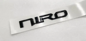 High Glossy Black rear NIRO emblem for 2023 2024 KIA NIRO HYBRID / NIRO EV - Picture 1 of 1