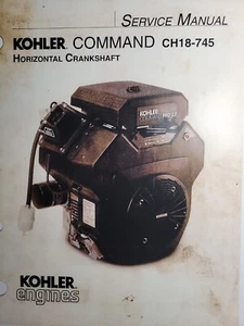 Kohler Command CH18 CH20 CH22 CH23 CH25 CH26 Horizontal Engine Service Manual - Picture 1 of 3