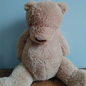 JellyCat London Bashful Honey Teddy Bear Baby Plush Stuffed Toy Medium 12" Tan