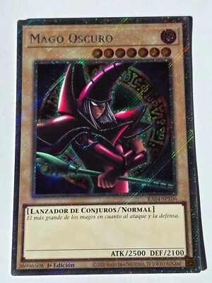 Dark Magician (V.5 - Platinum Secret Rare)●YUGIOH●RA04●SPANISH●DR749 - Image 1 of 2