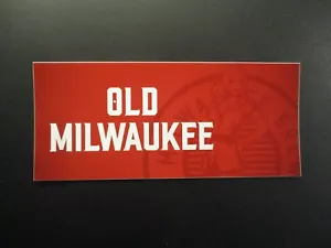 OLD MILWAUKEE Red lady 3 STICKER decal craft beer brewery brewing O - Picture 1 of 2