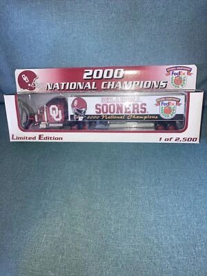 2000 OKLAHOMA SOONERS NATIONAL CHAMPIONS/FED EX ORANGE BOWL /1 OF 2,500 - Image 1 of 4