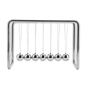 Newton's Cradle Steel Balance Pendulum Balls Physics Science Desk Toy Home Decor - Picture 1 of 6