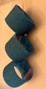 (3) Scotch Brite 3.5"x15.5" Surface Conditioning Belt - Very Fine (Dynacushion) - Picture 1 of 1