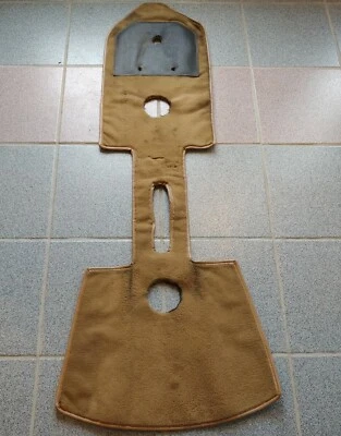 NICE ORIGINAL PORSCHE 911 930 CENTER TUNNEL TAN CARPET FLOOR MAT SECTION 6 NLA - Image 1 of 4