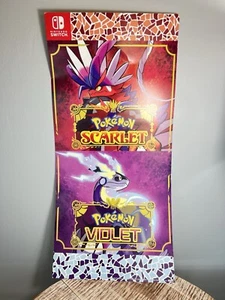 Pokémon Scharlachrot Violett Nintendo Switch Walmart Promo Poster (RAR) 24’’by 11’’ - Bild 1 von 13