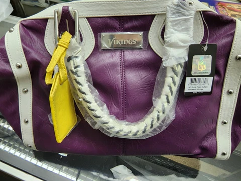 Minnesota Vikings Duffel Purse Cover