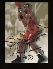 1998 Skybox Autographics Alonzo Mourning Signed AUTO w/ Factory Stamp
