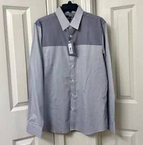 Murano Men's Slim-Fit Long-Sleeve Woven Shirt, Size-L - Picture 1 of 5