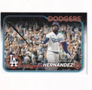 (8) Teoscar Hernandez 2024 TOPPS SERIES 2 CARD LOT #619 LOS ANGELES DODGERS - Picture 1 of 1