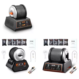 VEVOR Rock Tumbler Machine 4/2.5lbs Rock Polishing Kit 9 Speed 9-Day Timer Steel - Picture 1 of 38