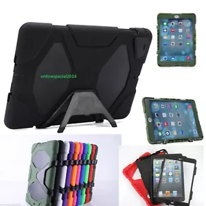 Heavy Duty SHOCK proof Case Cover iPad 2 3 4 5 6 Mini 1 2 3 4 5 Air 2 Pro 9.7 - Picture 1 of 38