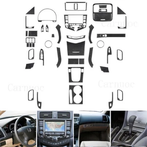 Kits de molduras interiores completas de fibra de carbono 49 un. para Honda Accord sedán 2003-07 - Imagen 1 de 20