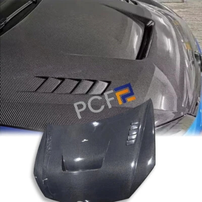 Cubierta de paneles de fibra de carbono para capó delantero del motor Volkswagen Golf 6 MK6 GTI R20 Foto 1 de 4