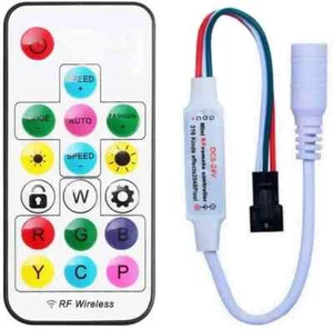 Mini Controlador de Color RF 17 Teclas Phantom Color Mini Controlador RF Controlador Phantom - Imagen 1 de 4