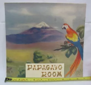 Papagayo Room San Francisco Restaurant Menu Early 1943 Original - Picture 1 of 5