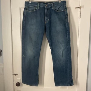 VINTAGE POLO RALPH LAUREN MENS DENIM JEANS 867 CLASSIC FIT 34x34 - Picture 1 of 19