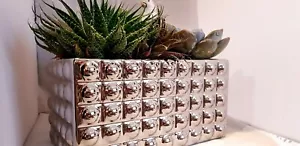 Flower Pot Home Decor Modern Plant Holder Ceramic Pots Planter Indoor Garden - Picture 1 of 25