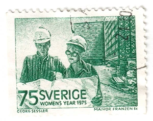 Sweden - 1975 - International Women's Year - 75ÖRE - #01 - Picture 1 of 1