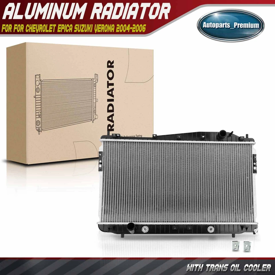 Radiador con enfriador de aceite para Chevrolet Epica Suzuki Verona 2004-2006 L6 2,5 L automático Foto 1 de 4