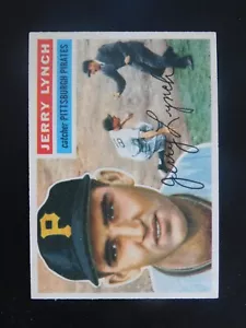 1956 Topps Baseball Card #97 Jerry Lynch White Back (EX-MT/NM) - Picture 1 of 2