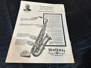 ANUNCIO REVISTA VINTAGE #A053 - AÑOS 20 - INSTRUMENTOS MUSICALES - HOLTON - Imagen 1 de 1