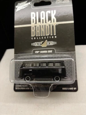 Johnny Lightning Black Bandit VW Samba Bus 1 of 2000 - Image 1 of 3