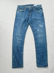 Jeans Todd Snyder Slim Fit Pintura Borde Destruido 34x34 ¡NUEVOS SIN ETIQUETAS! - Imagen 1 de 8