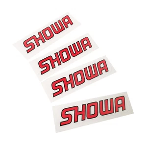 SHOWA Horquilla Calcomanías Gráficas Pegatinas en Vinilo Transparente PEQUEÑO 55mm x 4 Piezas - Imagen 1 de 2
