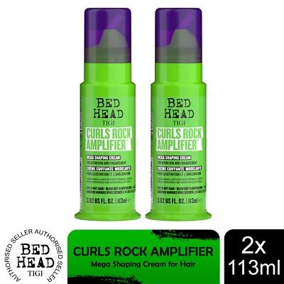 Bed Head by TIGI Curls Rock Amplifier Hair Cream for Curly & Wavy Hair 113ml,2pk - Image 1 of 4