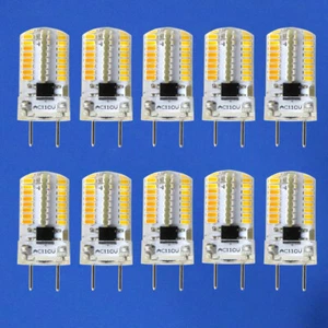 10pcs G8 LED Light Bulb T5 64 3014 SMD Lights Dimmable Silicone Lamp 120V/3000K - Picture 1 of 5