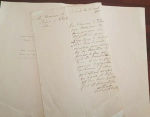 Brief Befreiungskriege 1815 Major Koeler Hessische Korps Belval nach Charleville - Bild 1 von 7