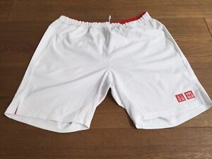 Mens Uniglo White Tennis Shorts XL