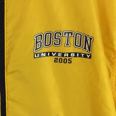 Boston University 2005 1/2 Zip Adult Size Small Yellow Gear Unlined Pullover - Image 1 of 4