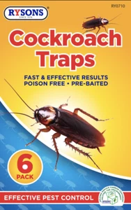 Cockroach Traps Killer Glue Trap Crawling Insect Pest Control Pre Baited - Picture 1 of 1