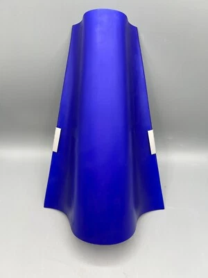 80's PostModern Art Deco Blue/White Layered Glass-Wall Sconce-Asymetrical #1 - Image 1 of 4